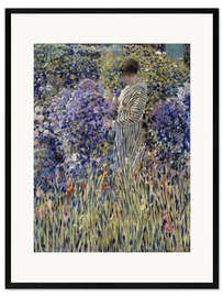 Kehystetty taidepainatus Woman in the Garden, 1912
