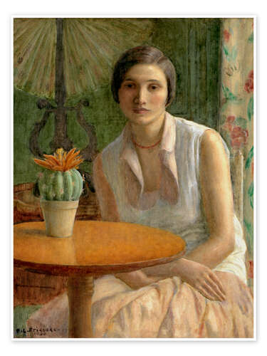 Poster Portrait of a Woman (with Cactus), 1930