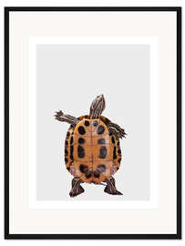 Gerahmter Kunstdruck Tanzende Schildkröte