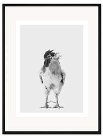 Gerahmter Kunstdruck Schicker Hahn I