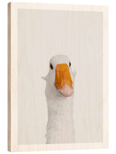 Cuadro de madera Funny Goose