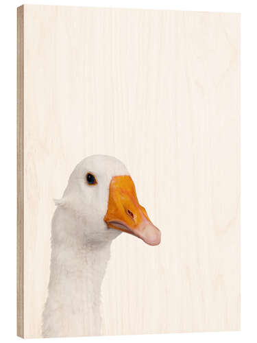 Quadro de madeira White Goose I