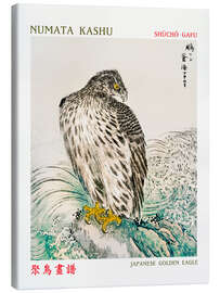 Canvas print Japanese Golden Eagle