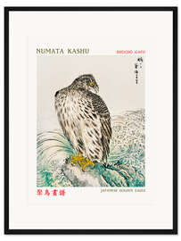 Gerahmter Kunstdruck Japanese Golden Eagle