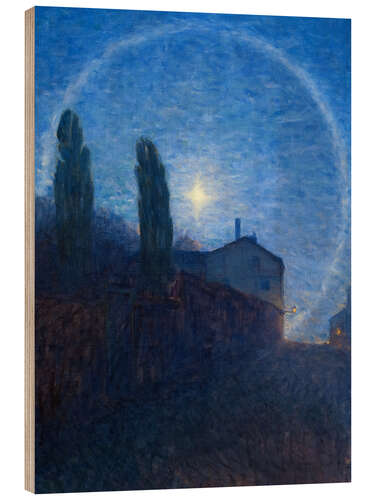 Tableau en bois Lunar Halo