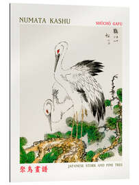 Gallery print Japanese Stork &amp; Pine Tree