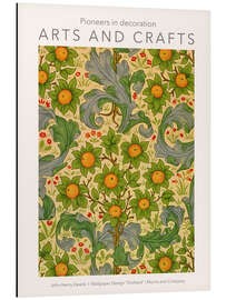 Aluminium print Arts and Crafts - Orchard, Morris &amp; Company