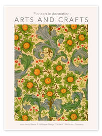 Wall print  Arts and Crafts - Orchard, Morris &amp; Company - William Morris