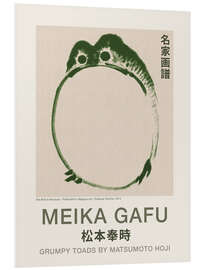 Foam board print Meika Gafu - Grumpy Toad II