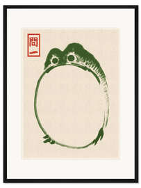 Gerahmter Kunstdruck Grumpy Toad II