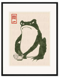 Gerahmter Kunstdruck Grumpy Toad III