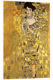 Tableau en verre acrylique  Portrait d&#039;Adèle Bloch-Bauer (détail) II - Gustav Klimt