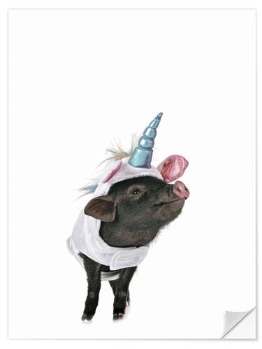 Wall sticker Unicorn Piglet I