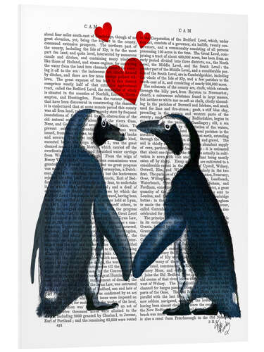 PVC-taulu Penguins in Love