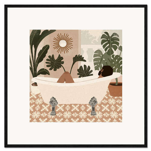 Impressão artística com moldura Home Spa IV