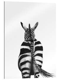 Gallery print Zebra from behind