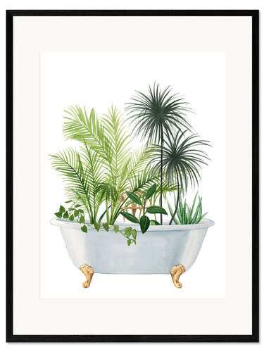 Impresión de arte enmarcada Plant Bath II