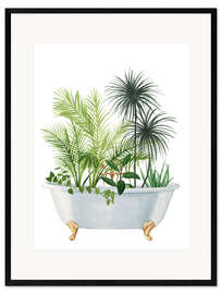 Gerahmter Kunstdruck Plant Bath II