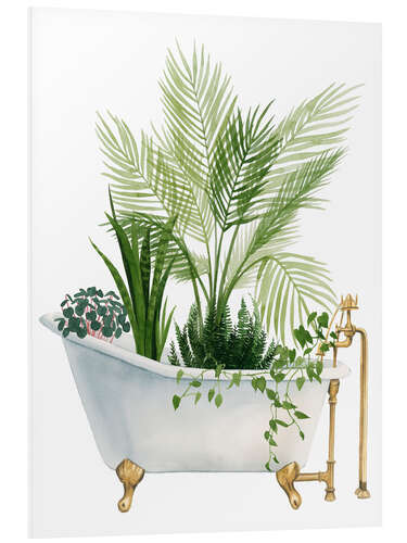 Foam board print Plant Bath I