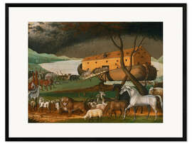 Ingelijste kunstdruk Noah's Ark, 1846 by Edward Hicks