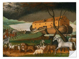 Wall sticker Noah&#039;s Ark, 1846 by Edward Hicks - Vintage Educational Collection