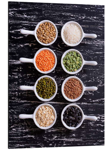 Tableau en aluminium Cereals and legumes