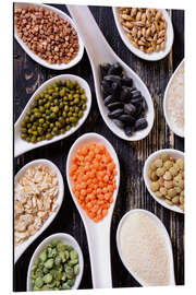 Magnettafel Bunte Samen und Hülsenfrüchte