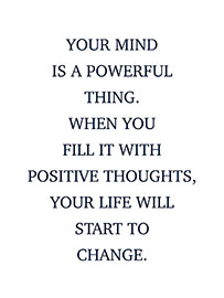 Magnettafel Your Mind is a Powerful Thing