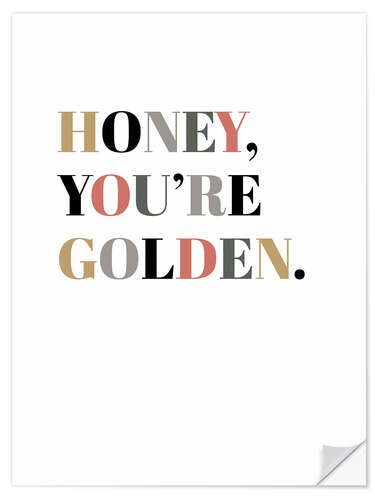 Wall sticker Honey, You're Golden II