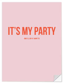 Wall sticker It&#039;s my Party II