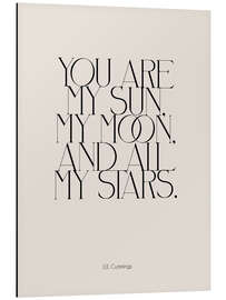Magnettafel You are my sun, moon, stars