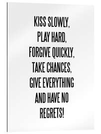 Galleriprint Kiss, Play, Forgive