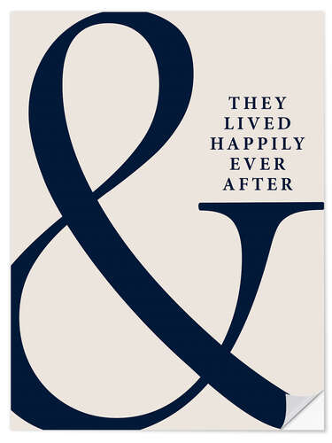 Selvklebende plakat And They Lived Happily Ever After II