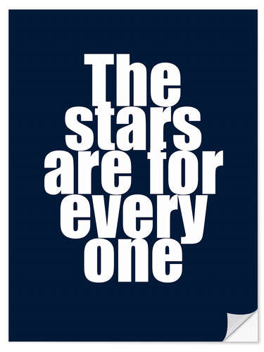 Wall sticker The stars are for everyone I