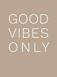 Magnettafel Good Vibes Only - Typobox