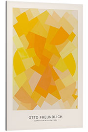 Aluminium print Composition in Yellow, 1936