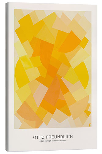 Leinwandbild Composition in Yellow, 1936