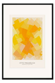Gerahmter Kunstdruck Composition in Yellow, 1936