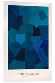 Acrylglasbild Composition in Blue, 1931