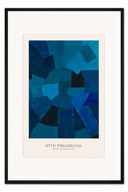 Gerahmter Kunstdruck Composition in Blue, 1931