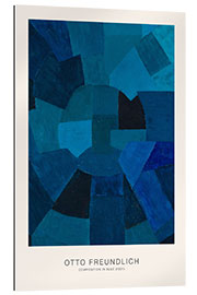 Tableau en plexi-alu Composition in Blue, 1931