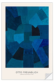 Vinilo para la pared Composition in Blue, 1931