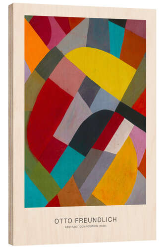 Tableau en bois Abstract Composition, 1938