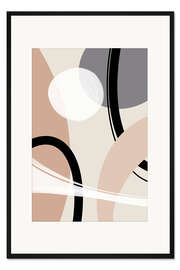 Gerahmter Kunstdruck Nordic Abstract II