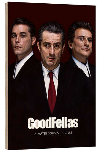 Wood print GoodFellas I