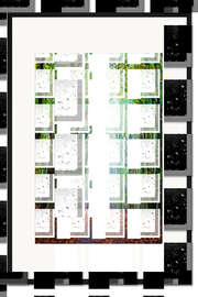 Gerahmter Kunstdruck Waldweg durch die Jahreszeiten