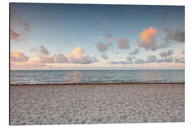 Cuadro de aluminio Calm sunset at the beach