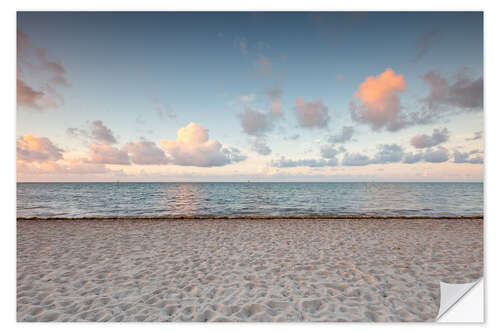 Sisustustarra Calm sunset at the beach