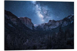 Gallery print The Milky Way over Yosemite National Park