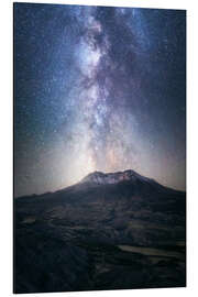 Alubild Die Milchstraße über Mount St. Helens